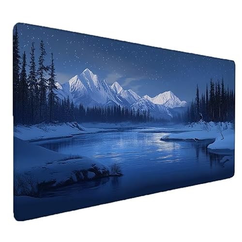 Blau Mauspad XXL 1000x500x3mm XXL Mousepad Szene Schreibtischunterlage Matte, Tastatur Matte Mit Genähten Kanten, rutschfeste Gummibasis, Großer Erweiterte Schreibtisch Schutz für Home Office S-857 Blau Mauspad XXL 1000x500x3mm XXL Mousepad Szene Schreibtischunterlage Matte, Tastatur Matte Mit Genähten Kanten, rutschfeste Gummibasis, Großer Erweiterte Schreibtisch Schutz für Home Office S-857 von Zhnncfgg