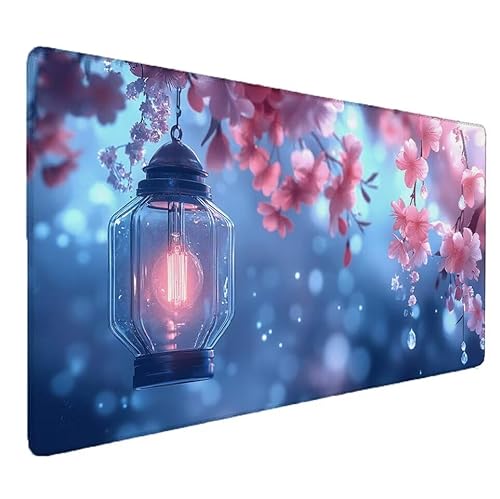 Gaming Mauspad Rosa, Kirschblüten Mauspad XXL 1500x800x3mm Groß Mousepad Gaming Schreibtischunterlage, Wasserdicht und rutschfest Verbessert Präzision Geschwindigkeit, Für PC, Deko Home Office S-673 Gaming Mauspad Rosa, Kirschblüten Mauspad XXL 1500x800x3mm Groß Mousepad Gaming Schreibtischunterlage, Wasserdicht und rutschfest Verbessert Präzision Geschwindigkeit, Für PC, Deko Home Office S-673 von Zhnncfgg