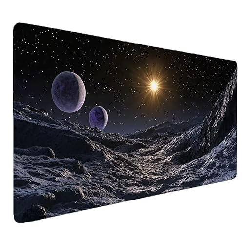 Gaming Mauspad Schwarz, Sternenhimmel Mauspad xxl 800x300x3mm Groß Mousepad Gaming Schreibtischunterlage, Wasserdicht und Rutschfest Verbessert Präzision und Geschwindigkeit,Für Deko Home Office S-765 Gaming Mauspad Schwarz, Sternenhimmel Mauspad xxl 800x300x3mm Groß Mousepad Gaming Schreibtischunterlage, Wasserdicht und Rutschfest Verbessert Präzision und Geschwindigkeit,Für Deko Home Office S-765 von Zhnncfgg