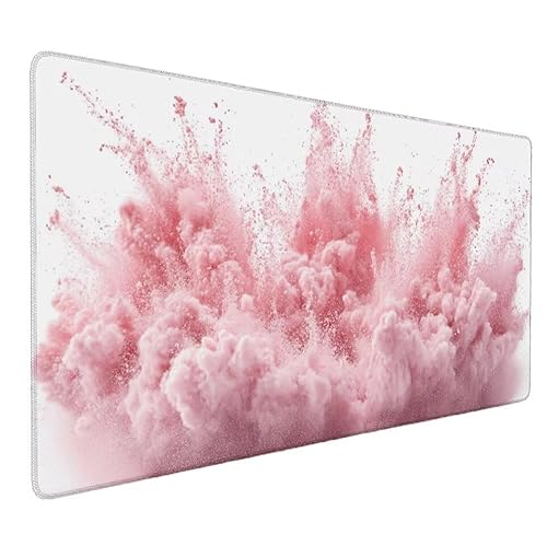 Mousepad XXL 900x300x3mm Rosa Gaming Mauspad mit Genähten Kanten, Einfachheit Mousepad Gaming Nicht Rutschender Unterlage,für Computer Laptop Schreibtischmatte Tastatur und Maus,für Home Office S-652 Mousepad XXL 900x300x3mm Rosa Gaming Mauspad mit Genähten Kanten, Einfachheit Mousepad Gaming Nicht Rutschender Unterlage,für Computer Laptop Schreibtischmatte Tastatur und Maus,für Home Office S-652 von Zhnncfgg