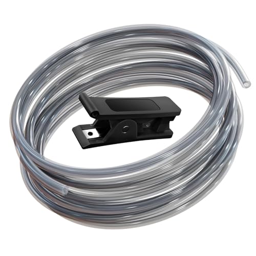 4 Meter Ptfe Schlauch 4mm X 2.5mm,Mit Rohrschneider Für Direktantrieb Extruder 3D Drucker,Für Bambu Lab A1/A1 Mini/P1p/P1s/X1c Für Creality K1/K1 Max/Ender 3 V3(Translucent Grey von ZhongShuang