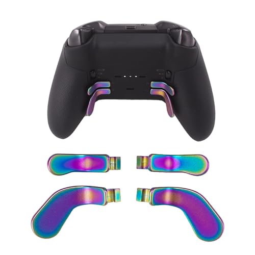 Trigger-Paddel, Controller-Paddel, Metall-Edelstahl-Paddel, Controller-Rückenpaddel, kompatibel mit Xbox One Elite Xbox Elite Seies 2 und Elite 2 Core Controller, 4 Stück Trigger-Paddel, Controller-Paddel, Metall-Edelstahl-Paddel, Controller-Rückenpaddel, kompatibel mit Xbox One Elite Xbox Elite Seies 2 und Elite 2 Core Controller, 4 Stück von ZhongShuang