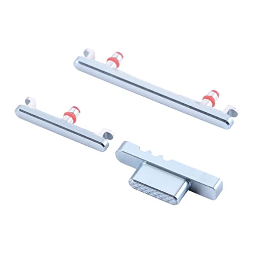 Repairparts for OnePlus 8T Power-Taste + Lautstärkeregler (Silber) (Blau) (Color : Silver) von Zhongguiming