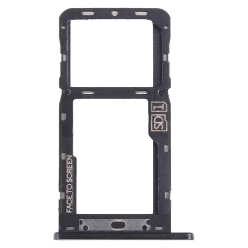 Reperatur-Teile for Motorola Moto G7 Power SIM-Kartenfach + Micro-SD-Kartenfach (Blau) (Schwarz) (Color : Noir) von Zhongguiming