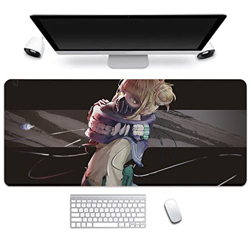 My Hero Academia Merch Mauspad Anime MHA Charakterdruck Gaming Mauspad Große Mauspads 300 x 800 mm Mousepad Rutschfeste Gummibasis für PC Büro Schreibtisch von Zhongkaihua