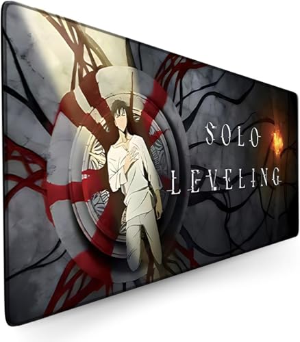 3 mm Thickening Anime Solo Leveling Mouse Pad 900 x 400 x 3 mm Delicate Lock Edge Waterproof Non-Slip von Zhrupen