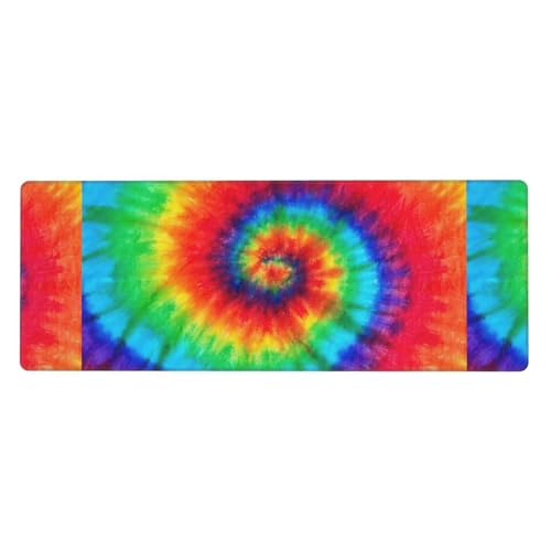 Extra große Gummi-Tastaturunterlage mit Batik-Hippie-Druck, Premium-Schreibtischunterlage zum Schreiben, Computer-Desktop-Gebrauch Extra große Gummi-Tastaturunterlage mit Batik-Hippie-Druck, Premium-Schreibtischunterlage zum Schreiben, Computer-Desktop-Gebrauch von Zhuanyun