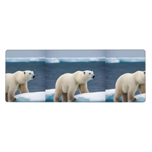 Extra große Gummi-Tastaturunterlage mit Eisbär-Druck, Premium-Schreibtischunterlage zum Schreiben, Computer-Desktop-Gebrauch Extra große Gummi-Tastaturunterlage mit Eisbär-Druck, Premium-Schreibtischunterlage zum Schreiben, Computer-Desktop-Gebrauch von Zhuanyun