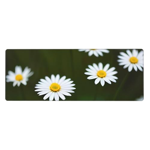 Extra große Gummi-Tastaturunterlage mit Gänseblümchen-Motiv, Premium-Schreibtischunterlage zum Schreiben, Computer-Desktop-Gebrauch Extra große Gummi-Tastaturunterlage mit Gänseblümchen-Motiv, Premium-Schreibtischunterlage zum Schreiben, Computer-Desktop-Gebrauch von Zhuanyun
