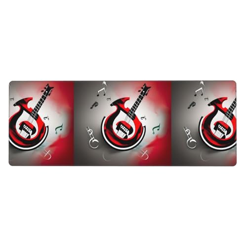 Extra große Gummi-Tastaturunterlage mit Musik-Symbol-Druck, Premium-Schreibtischunterlage zum Schreiben, Computer-Desktop-Gebrauch Extra große Gummi-Tastaturunterlage mit Musik-Symbol-Druck, Premium-Schreibtischunterlage zum Schreiben, Computer-Desktop-Gebrauch von Zhuanyun