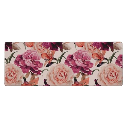 Extra große Gummi-Tastaturunterlage mit roten Rosen – Premium-Schreibtischunterlage für Schreiben, Computer-Schreibtisch Extra große Gummi-Tastaturunterlage mit roten Rosen – Premium-Schreibtischunterlage für Schreiben, Computer-Schreibtisch von Zhuanyun