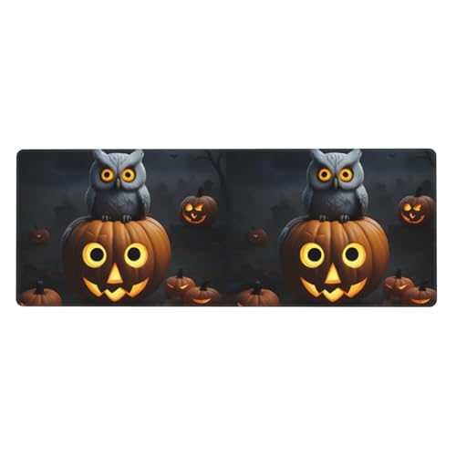 Halloween Eule Geist Kürbis 1 Druck Extra große Gummi-Tastaturunterlage – Premium Büro Schreibtischunterlage zum Schreiben, Computer-Desktop Halloween Eule Geist Kürbis 1 Druck Extra große Gummi-Tastaturunterlage – Premium Büro Schreibtischunterlage zum Schreiben, Computer-Desktop von Zhuanyun