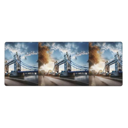 Historic Old Tower Bridge London Print Extra große Gummi-Tastaturunterlage – Premium-Schreibtischunterlage zum Schreiben, Computer-Desktop Historic Old Tower Bridge London Print Extra große Gummi-Tastaturunterlage – Premium-Schreibtischunterlage zum Schreiben, Computer-Desktop von Zhuanyun