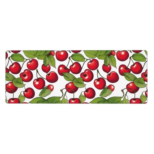 Lovely Sweet Red Cherry 3 Print Extra große Gummi-Tastaturunterlage – Premium-Büro-Schreibtischunterlage zum Schreiben, Computer-Desktop-Gebrauch Lovely Sweet Red Cherry 3 Print Extra große Gummi-Tastaturunterlage – Premium-Büro-Schreibtischunterlage zum Schreiben, Computer-Desktop-Gebrauch von Zhuanyun