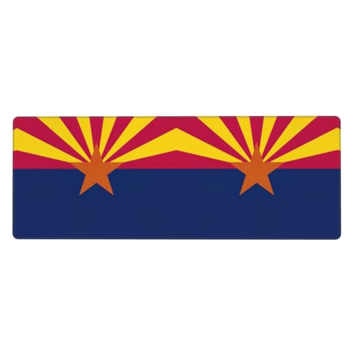 Zhuanyun Extra große Gummi-Tastaturunterlage mit Arizona-Flagge, Premium-Schreibtischunterlage zum Schreiben, Computer-Desktop-Gebrauch Zhuanyun Extra große Gummi-Tastaturunterlage mit Arizona-Flagge, Premium-Schreibtischunterlage zum Schreiben, Computer-Desktop-Gebrauch von Zhuanyun