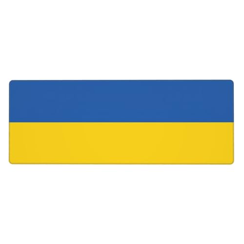 Zhuanyun Extra große Gummi-Tastaturunterlage mit Flagge der Ukraine – Premium-Schreibtischunterlage zum Schreiben, Computer-Desktop-Gebrauch Zhuanyun Extra große Gummi-Tastaturunterlage mit Flagge der Ukraine – Premium-Schreibtischunterlage zum Schreiben, Computer-Desktop-Gebrauch von Zhuanyun