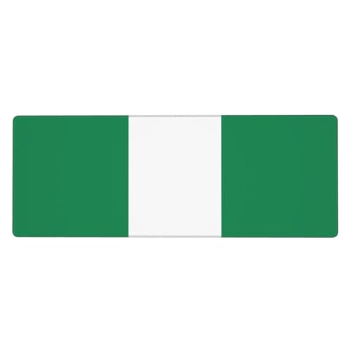 Zhuanyun Extra große Gummi-Tastaturunterlage mit Flagge von Nigeria, Premium-Schreibtischunterlage zum Schreiben, Computer-Desktop-Gebrauch Zhuanyun Extra große Gummi-Tastaturunterlage mit Flagge von Nigeria, Premium-Schreibtischunterlage zum Schreiben, Computer-Desktop-Gebrauch von Zhuanyun