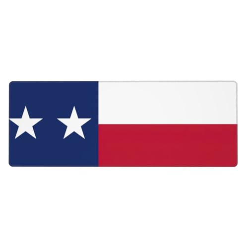 Zhuanyun Extra große Gummi-Tastaturunterlage mit Flagge von Texas, Premium-Schreibtischunterlage zum Schreiben, Computer-Desktop-Gebrauch Zhuanyun Extra große Gummi-Tastaturunterlage mit Flagge von Texas, Premium-Schreibtischunterlage zum Schreiben, Computer-Desktop-Gebrauch von Zhuanyun