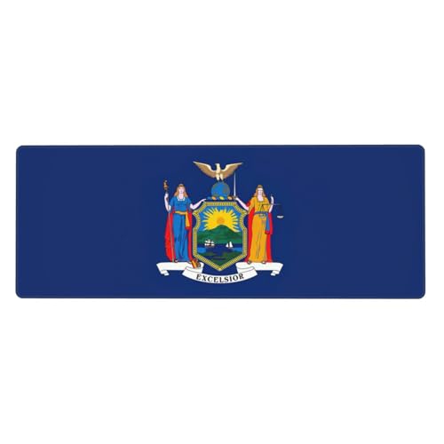 Zhuanyun Extra große Gummi-Tastaturunterlage mit New York-Flagge, Premium-Schreibtischunterlage zum Schreiben, Computer-Desktop-Gebrauch Zhuanyun Extra große Gummi-Tastaturunterlage mit New York-Flagge, Premium-Schreibtischunterlage zum Schreiben, Computer-Desktop-Gebrauch von Zhuanyun