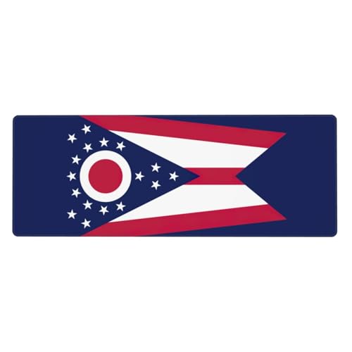 Zhuanyun Extra große Gummi-Tastaturunterlage mit Ohio State Flagge, Premium-Schreibtischunterlage zum Schreiben, Computer-Desktop-Gebrauch Zhuanyun Extra große Gummi-Tastaturunterlage mit Ohio State Flagge, Premium-Schreibtischunterlage zum Schreiben, Computer-Desktop-Gebrauch von Zhuanyun