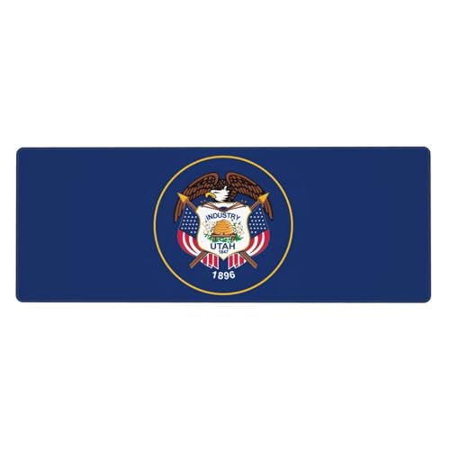 Zhuanyun Extra große Gummi-Tastaturunterlage mit Utah-Flagge, Premium-Schreibtischunterlage zum Schreiben, Computer-Desktop-Gebrauch Zhuanyun Extra große Gummi-Tastaturunterlage mit Utah-Flagge, Premium-Schreibtischunterlage zum Schreiben, Computer-Desktop-Gebrauch von Zhuanyun