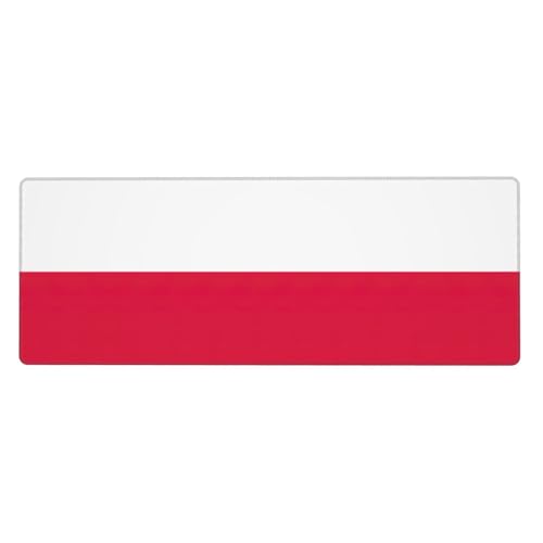 Zhuanyun Extra große Gummi-Tastaturunterlage mit polnischer Flagge, Premium-Schreibtischunterlage zum Schreiben, Computer-Desktop-Gebrauch Zhuanyun Extra große Gummi-Tastaturunterlage mit polnischer Flagge, Premium-Schreibtischunterlage zum Schreiben, Computer-Desktop-Gebrauch von Zhuanyun