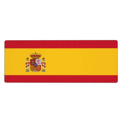 Zhuanyun Extra große Gummi-Tastaturunterlage mit spanischer Flagge, Premium-Schreibtischunterlage zum Schreiben, Computer-Desktop-Gebrauch Zhuanyun Extra große Gummi-Tastaturunterlage mit spanischer Flagge, Premium-Schreibtischunterlage zum Schreiben, Computer-Desktop-Gebrauch von Zhuanyun