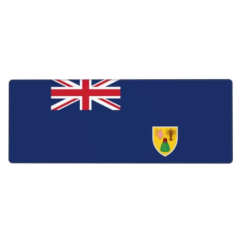 Zhuanyun Tastaturunterlage aus Gummi mit Flagge der Turks- und Caicosinseln, extra groß, für Büro, Schreibtisch, Schreiben, Computer-Schreibtisch Zhuanyun Tastaturunterlage aus Gummi mit Flagge der Turks- und Caicosinseln, extra groß, für Büro, Schreibtisch, Schreiben, Computer-Schreibtisch von Zhuanyun