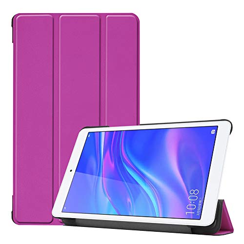 Zhuhaixmy Hülle für Huawei Honor 5 8.0 inch JDN2-AL00HN/W09HN Tablette - Lichtgewicht Stand Hart Schutzhülle Tri-Falten Case Stoßfest Schale von Zhuhaixmy