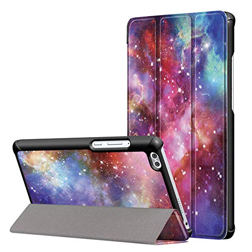 Zhuhaixmy Intelligentes Case für Huawei Honor Waterplay 8"HDL-W09 Tablet - Ultradünner Mehrfachwinkelständer Lederbezug Stoßfest Schutzhülle von Zhuhaixmy