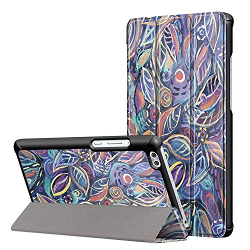 Zhuhaixmy Intelligentes Case für Huawei Honor Waterplay 8"HDL-W09 Tablet - Ultradünner Mehrfachwinkelständer Lederbezug Stoßfest Schutzhülle von Zhuhaixmy