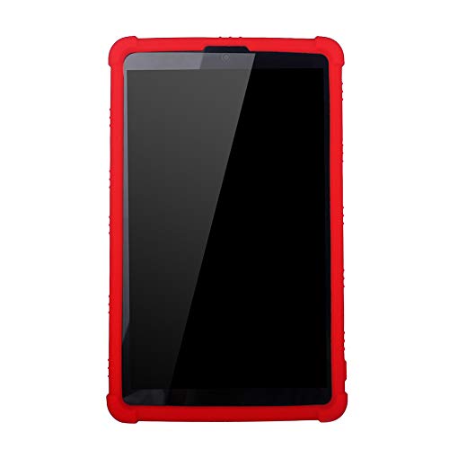 Zhuhaixmy Leicht Hülle für Mediapad T5 8" Tablette, Anti-Rutsch Stoßfest Weiches Silikon Schutzhülle mit Stand für Huawei MediaPad T5 8" JDN2-W09/AL00 Tablettle 2019 (Rot) von Zhuhaixmy