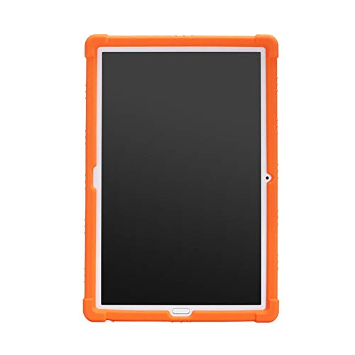 Zhuhaixmy Schutzhülle für Huawei MediaPad M5 10.8/M5 Pro 10.8 - Silikon Hülle Tasche Case Etui mit Ständer für Huawei MediaPad M5/M5 Pro 10.8 inch 2018,Orange von Zhuhaixmy
