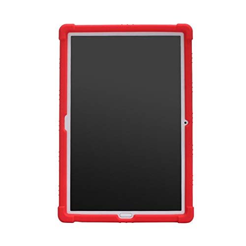 Zhuhaixmy Schutzhülle für Huawei MediaPad M5 10.8/M5 Pro 10.8 - Silikon Hülle Tasche Case Etui mit Ständer für Huawei MediaPad M5/M5 Pro 10.8 inch 2018,Rot von Zhuhaixmy