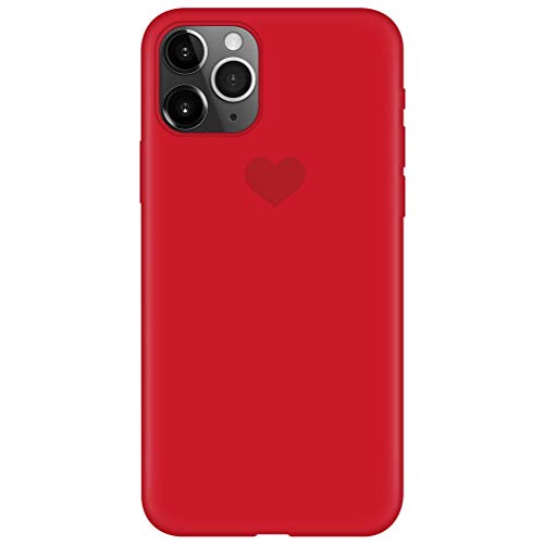 ZhuoFan Schutzhülle für Apple iPhone 11 Pro, aus Silikon, Rot mit Cartoon-Muster, weiches TPU-Gel, stoßfest, Schutzhülle für Apple iPhone 11Pro, 12 von ZhuoFan