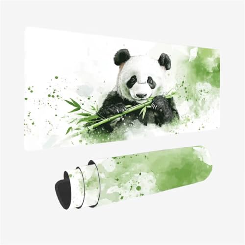 Bambus Mauspad 800 x 300 x 3mm Schreibtischunterlage Panda Mousepad mit Vernähte Kanten und rutschfeste Gummibasis, WassXerdicht XXL Mauspad PC Zubehör, Home Office Deko, Geschenke für Männer,Model80 Bambus Mauspad 800 x 300 x 3mm Schreibtischunterlage Panda Mousepad mit Vernähte Kanten und rutschfeste Gummibasis, WassXerdicht XXL Mauspad PC Zubehör, Home Office Deko, Geschenke für Männer,Model80 von Zhxizscc