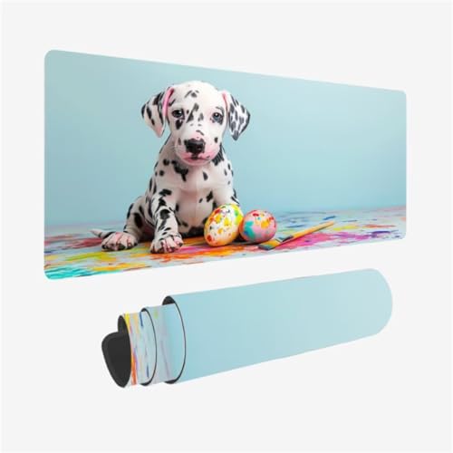 Ei Mauspad 900 x 300 x 3mm Schreibtischunterlage Hund Mousepad mit Vernähte Kanten und rutschfeste Gummibasis, WassXerdicht XXL Mauspad PC Zubehör, Home Office Deko, Geschenke für Männer,Model212 Ei Mauspad 900 x 300 x 3mm Schreibtischunterlage Hund Mousepad mit Vernähte Kanten und rutschfeste Gummibasis, WassXerdicht XXL Mauspad PC Zubehör, Home Office Deko, Geschenke für Männer,Model212 von Zhxizscc