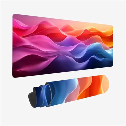 Farbe Mauspad 800 x 400 x 3mm Schreibtischunterlage Streifen Mousepad mit Vernähte Kanten und rutschfeste Gummibasis, WassXerdicht XXL Mauspad PC Zubehör, Office Deko, Geschenke für Männer,Model362 Farbe Mauspad 800 x 400 x 3mm Schreibtischunterlage Streifen Mousepad mit Vernähte Kanten und rutschfeste Gummibasis, WassXerdicht XXL Mauspad PC Zubehör, Office Deko, Geschenke für Männer,Model362 von Zhxizscc
