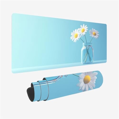 Frisch Mauspad 1500 x 800 x 3mm Schreibtischunterlage Blume Mousepad mit Vernähte Kanten und rutschfeste Gummibasis, WassXerdicht XXL Mauspad PC Zubehör, Home Office Deko, Geschenke für Männer,Model2 Frisch Mauspad 1500 x 800 x 3mm Schreibtischunterlage Blume Mousepad mit Vernähte Kanten und rutschfeste Gummibasis, WassXerdicht XXL Mauspad PC Zubehör, Home Office Deko, Geschenke für Männer,Model2 von Zhxizscc