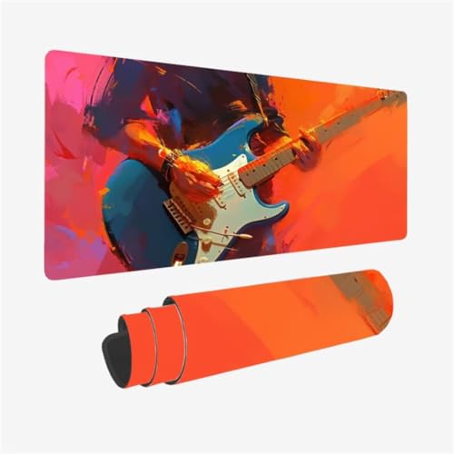 Gaming Mauspad XXL 1500 x 800 mm, abstrakt Mousepad Gitarre Muster mit rutschfeste Gummibasis, Groß Mousepad Gaming Zubehör für Verbessert Präzision und Geschwindigkeix, Geschenke für Frauen,Model154 Gaming Mauspad XXL 1500 x 800 mm, abstrakt Mousepad Gitarre Muster mit rutschfeste Gummibasis, Groß Mousepad Gaming Zubehör für Verbessert Präzision und Geschwindigkeix, Geschenke für Frauen,Model154 von Zhxizscc