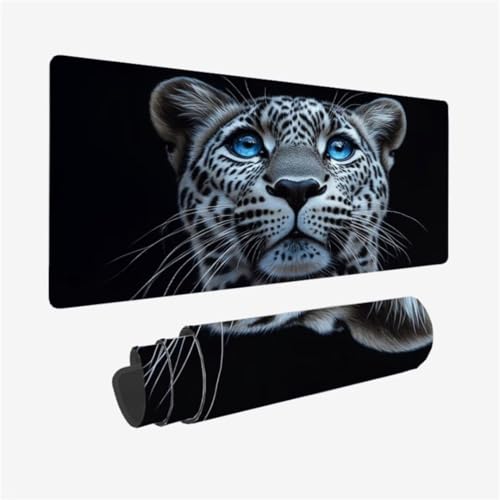 Gaming Mauspad XXL 1600 x 800 mm, Tier Mousepad Leopard Muster mit rutschfeste Gummibasis, Großes Mousepad Gaming Zubehör für Verbessert Präzision und Geschwindigkeix, Geschenke für Frauen,Model139 Gaming Mauspad XXL 1600 x 800 mm, Tier Mousepad Leopard Muster mit rutschfeste Gummibasis, Großes Mousepad Gaming Zubehör für Verbessert Präzision und Geschwindigkeix, Geschenke für Frauen,Model139 von Zhxizscc
