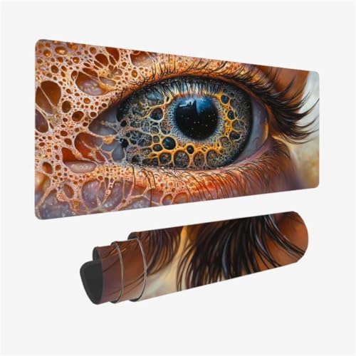 Gaming Mauspad XXL 1600 x 800 mm, abstrakt Mousepad Auge Muster mit rutschfeste Gummibasis, Großes Mousepad Gaming Zubehör für Verbessert Präzision und Geschwindigkeix, Geschenke für Frauen,Model61 Gaming Mauspad XXL 1600 x 800 mm, abstrakt Mousepad Auge Muster mit rutschfeste Gummibasis, Großes Mousepad Gaming Zubehör für Verbessert Präzision und Geschwindigkeix, Geschenke für Frauen,Model61 von Zhxizscc