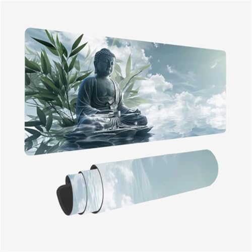 Gaming Mauspad XXL 700 x 300 mm, Bambus Mousepad Zen Muster Design mit rutschfeste Gummibasis, Groß Mousepad Gaming Zubehör für Verbessert Präzision und Geschwindigkeix, Geschenke für Frauen,Model229 Gaming Mauspad XXL 700 x 300 mm, Bambus Mousepad Zen Muster Design mit rutschfeste Gummibasis, Groß Mousepad Gaming Zubehör für Verbessert Präzision und Geschwindigkeix, Geschenke für Frauen,Model229 von Zhxizscc