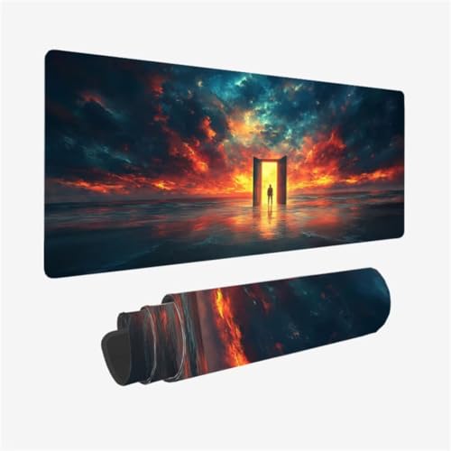 Landschaft Mauspad 700 x 300 x 3mm Schreibtischunterlage Fantasie Mousepad mit Vernähte Kanten und rutschfeste Gummibasis, WassXerdicht Mauspad PC Zubehör, Office Deko, Geschenke für Männer,Model392 Landschaft Mauspad 700 x 300 x 3mm Schreibtischunterlage Fantasie Mousepad mit Vernähte Kanten und rutschfeste Gummibasis, WassXerdicht Mauspad PC Zubehör, Office Deko, Geschenke für Männer,Model392 von Zhxizscc