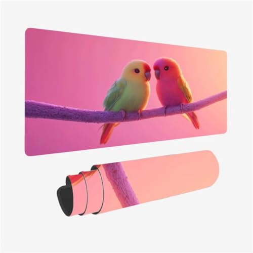 Mousepad 1000x500mm XXL Mauspad Papagei Schreibtischunterlage Niedlich Muster mit rutschfeste Gummibasis, Vernähte Kanten, WassXerdicht Desk Mat, Anti-Rutsch, Waschbar, Gamer Gaming Zubehör,Model258 Mousepad 1000x500mm XXL Mauspad Papagei Schreibtischunterlage Niedlich Muster mit rutschfeste Gummibasis, Vernähte Kanten, WassXerdicht Desk Mat, Anti-Rutsch, Waschbar, Gamer Gaming Zubehör,Model258 von Zhxizscc