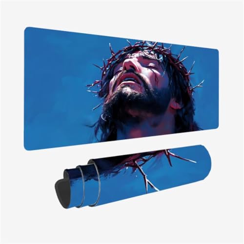 Mousepad 1600x800mm XXL Mauspad Mann Schreibtischunterlage Glauben Muster mit rutschfeste Gummibasis, Vernähte Kanten, WassXerdicht Desk Mat, Anti-Rutsch, Waschbar, Gamer Gaming PC Zubehör,Model390 Mousepad 1600x800mm XXL Mauspad Mann Schreibtischunterlage Glauben Muster mit rutschfeste Gummibasis, Vernähte Kanten, WassXerdicht Desk Mat, Anti-Rutsch, Waschbar, Gamer Gaming PC Zubehör,Model390 von Zhxizscc
