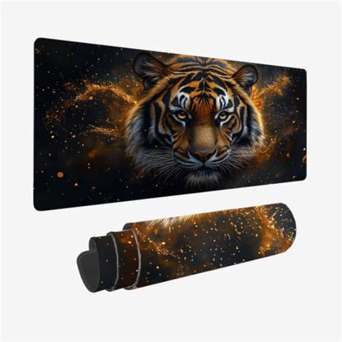 Mousepad 1600x800mm XXL Mauspad Tiger Schreibtischunterlage Tier Muster mit rutschfeste Gummibasis Design, Vernähte Kanten, WassXerdicht Desk Mat, Anti-Rutsch, Waschbar, Gamer Gaming Zubehör,Model363 Mousepad 1600x800mm XXL Mauspad Tiger Schreibtischunterlage Tier Muster mit rutschfeste Gummibasis Design, Vernähte Kanten, WassXerdicht Desk Mat, Anti-Rutsch, Waschbar, Gamer Gaming Zubehör,Model363 von Zhxizscc
