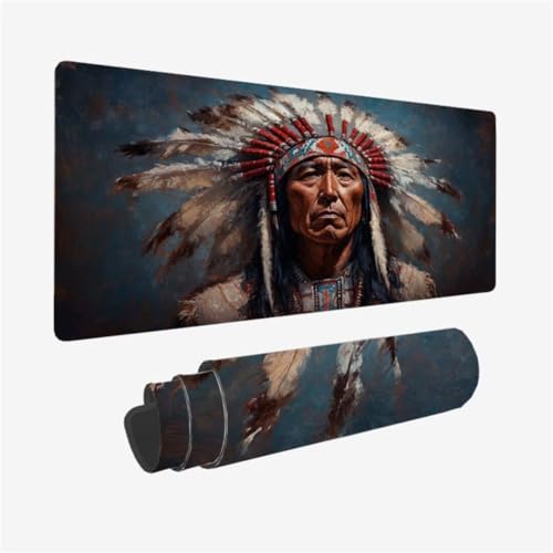 Mousepad 1600x800mm XXL Mauspad indisch Schreibtischunterlage Stamm Muster mit rutschfeste Gummibasis, Vernähte Kanten, WassXerdicht Desk Mat, Anti-Rutsch, Waschbar, Gamer Gaming PC Zubehör,Model336 Mousepad 1600x800mm XXL Mauspad indisch Schreibtischunterlage Stamm Muster mit rutschfeste Gummibasis, Vernähte Kanten, WassXerdicht Desk Mat, Anti-Rutsch, Waschbar, Gamer Gaming PC Zubehör,Model336 von Zhxizscc