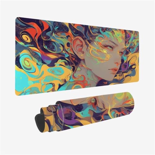 Mousepad 700x300mm XXL Mauspad Frau Schreibtischunterlage abstrakt Muster mit rutschfeste Gummibasis, Vernähte Kanten, WassXerdicht Desk Mat, Anti-Rutsch, Waschbar, Gamer Gaming PC Zubehör,Model141 Mousepad 700x300mm XXL Mauspad Frau Schreibtischunterlage abstrakt Muster mit rutschfeste Gummibasis, Vernähte Kanten, WassXerdicht Desk Mat, Anti-Rutsch, Waschbar, Gamer Gaming PC Zubehör,Model141 von Zhxizscc