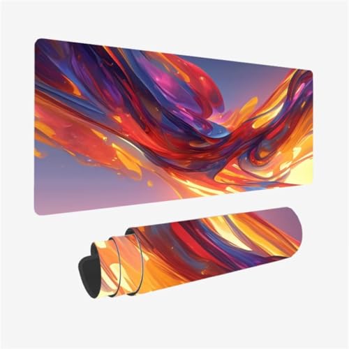Mousepad 800x300mm XXL Mauspad abstrakt Schreibtischunterlage Kunst Muster mit rutschfeste Gummibasis, Vernähte Kanten, WassXerdicht Desk Mat, Anti-Rutsch, Waschbar, Gamer Gaming PC Zubehör,Model153 Mousepad 800x300mm XXL Mauspad abstrakt Schreibtischunterlage Kunst Muster mit rutschfeste Gummibasis, Vernähte Kanten, WassXerdicht Desk Mat, Anti-Rutsch, Waschbar, Gamer Gaming PC Zubehör,Model153 von Zhxizscc